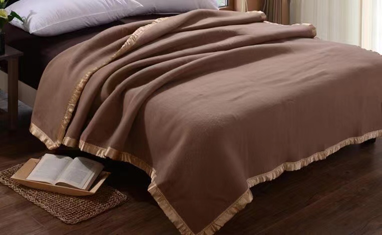 Nicefoto Hotel Supplies Hotel Blanket Camel Blanket Army Green Blanket