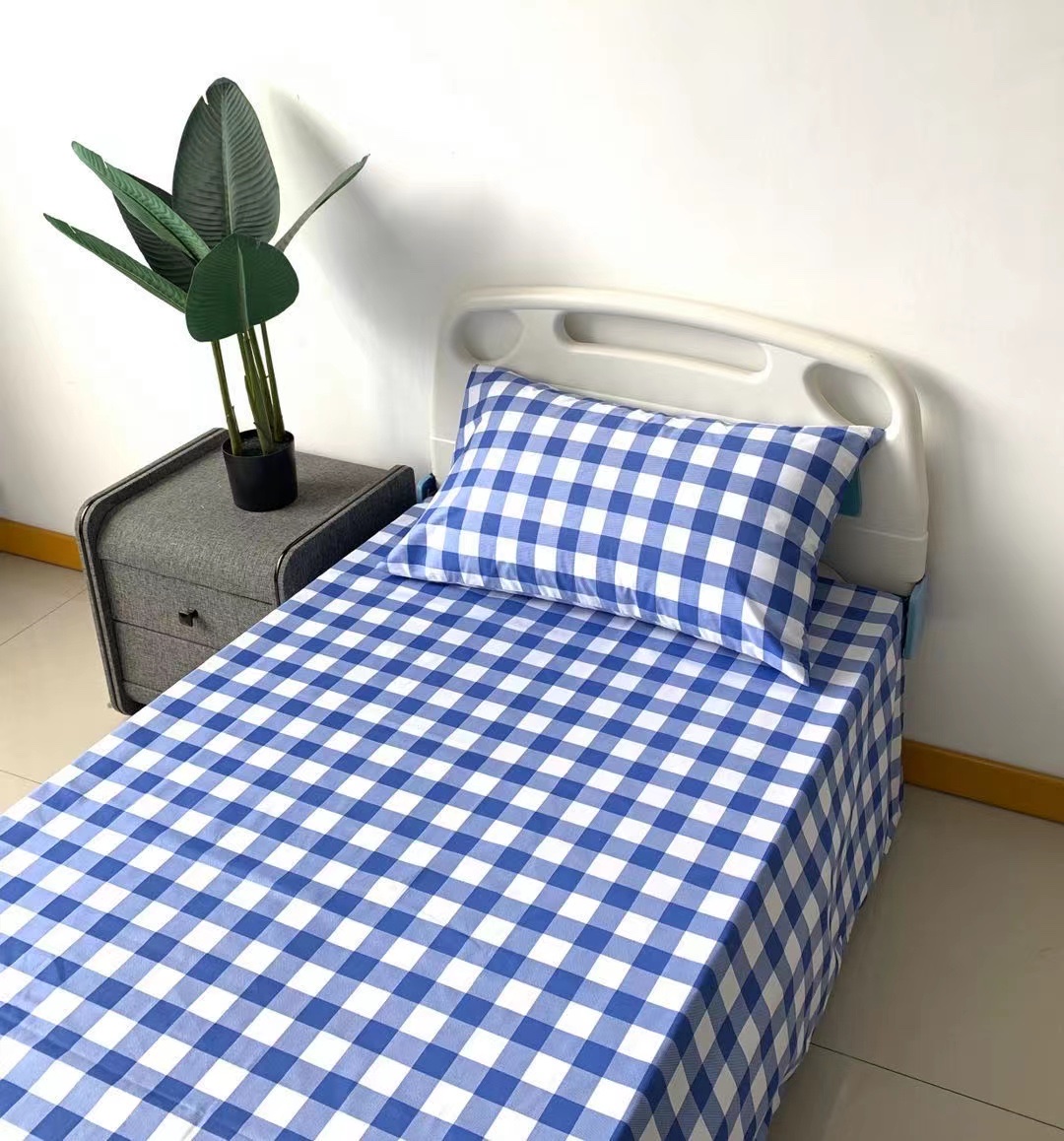 Nicefoto Hotel Supplies Hospital School Epidemic Prevention Bed Sheet Quilt Cover Pillowcase