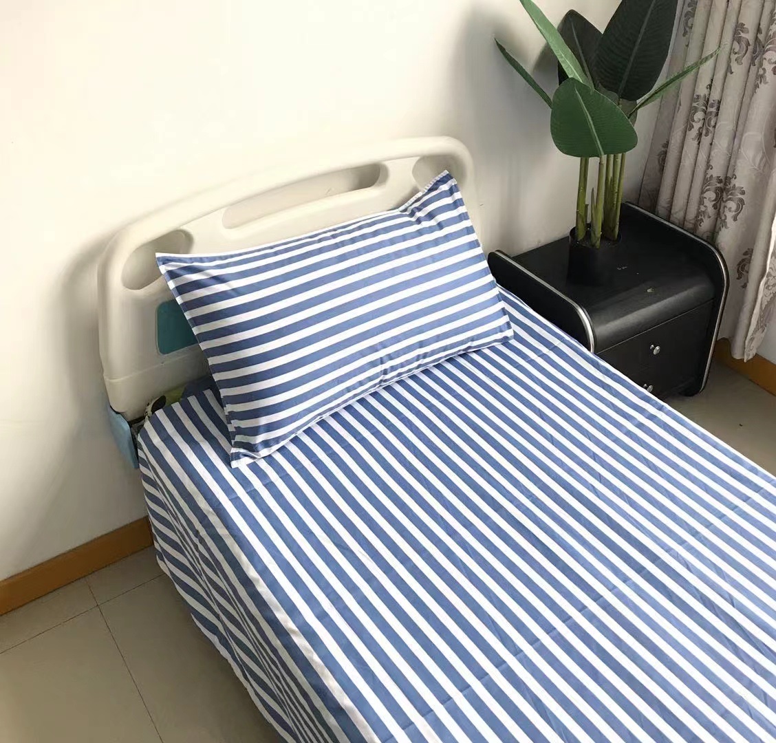 Nicefoto Hotel Supplies Hospital School Epidemic Prevention Bed Sheet Quilt Cover Pillowcase