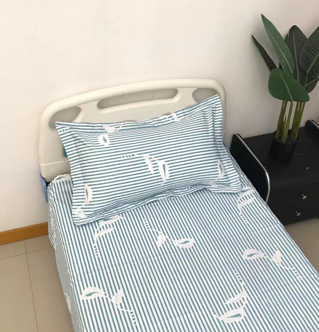 Nicefoto Hotel Supplies Hospital School Epidemic Prevention Bed Sheet Quilt Cover Pillowcase