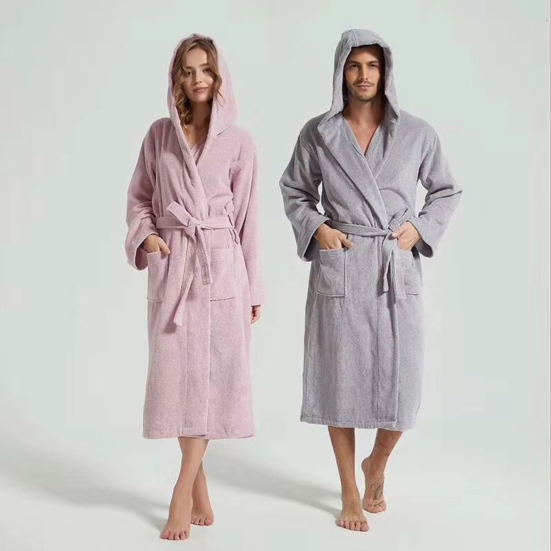 Nicefoto Hotel Supplies Five-Star Hotel Bathrobe Embroidered Pajamas