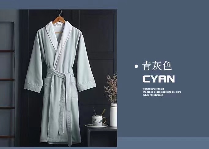 Nicefoto Hotel Supplies Five-Star Hotel Bathrobe Double Bathrobe