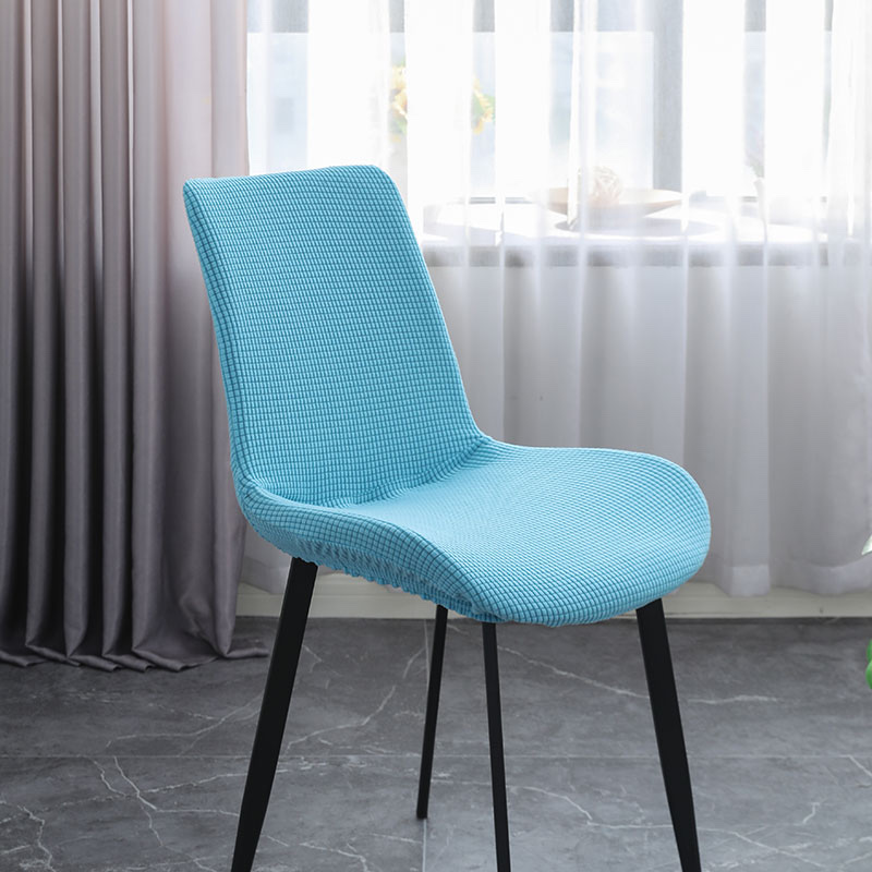Nicefoto Hotel Supplies Dining Room Chair Cover Household Elastic Chair Cover Solid Color Half Chair Cover Nordic Chair Cover M