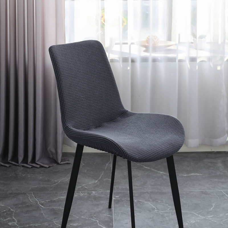 Nicefoto Hotel Supplies Dining Room Chair Cover Home Elastic Chair Cover Solid Color Half Chair Cover Nordic Chair Cover Ink