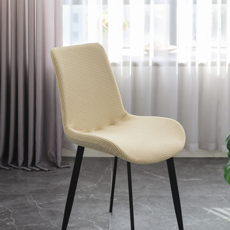 Nicefoto Hotel Supplies Dining Room Chair Cover Home Elastic Chair Cover Solid Color Half Chair Cover Nordic Chair Cover Deep