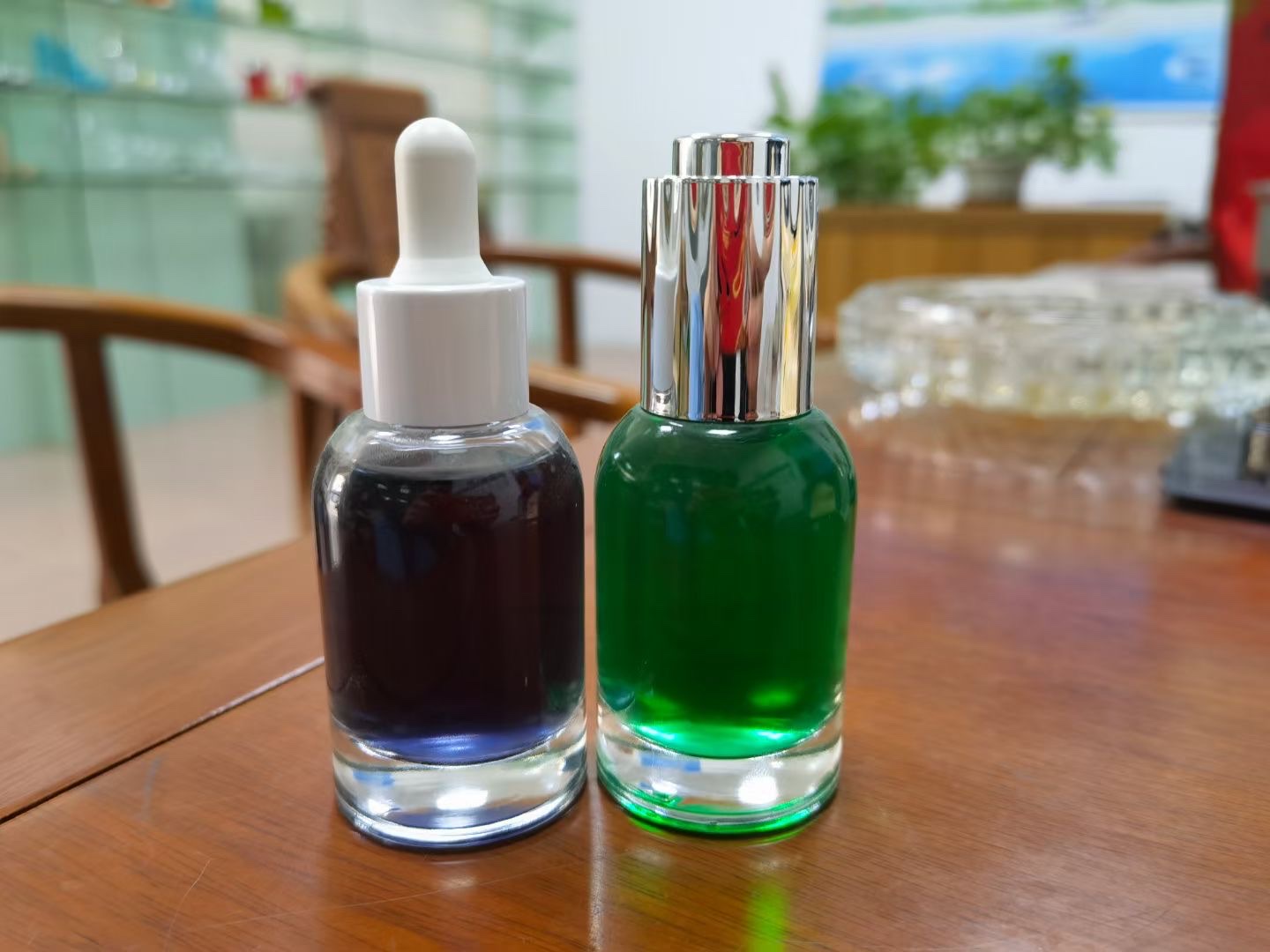 Houde Glass High-Grade Essential Oil Bottle Perfume Bottle Alumite Cap Customization as Request