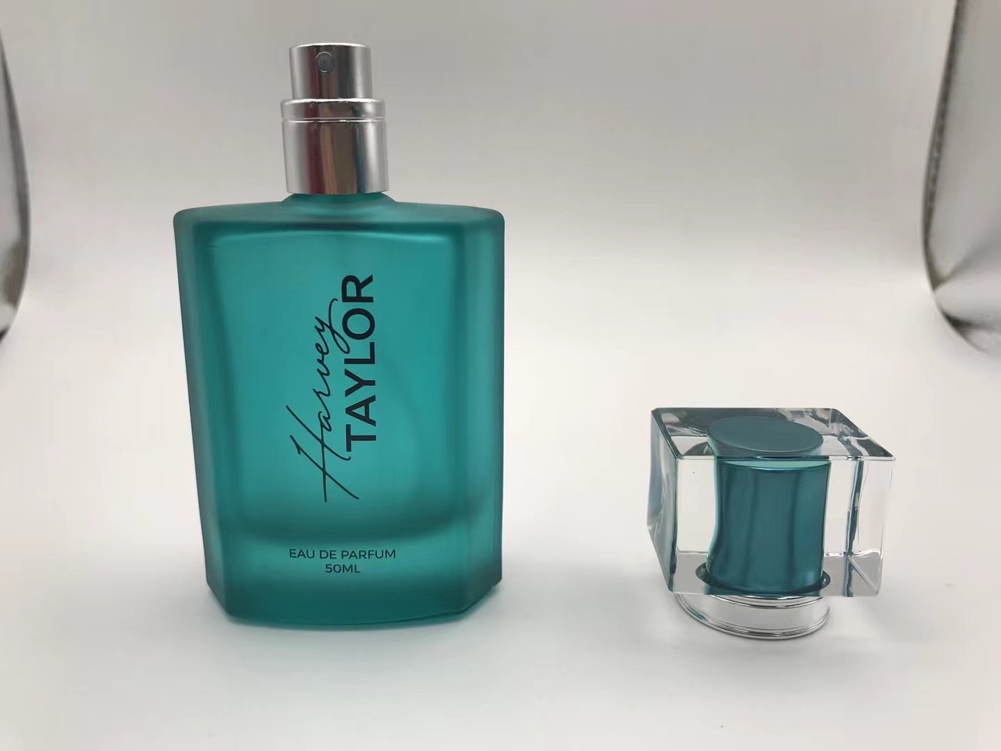 Houde Glass 100ml Perfume Bottle Glass Bottle Sprayer Nozzle Lid