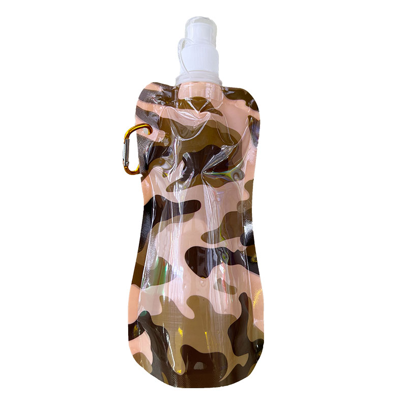 Mountaineering Water Bottle Bag Hanging Plastic Soft Bag Customized Portable Folding Water Bag Cup Bottle Water Bottle