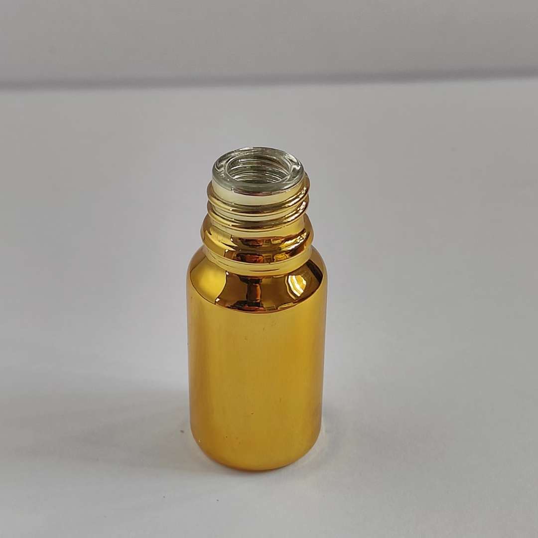 houde glass 10ml plated gold glass empty bottle