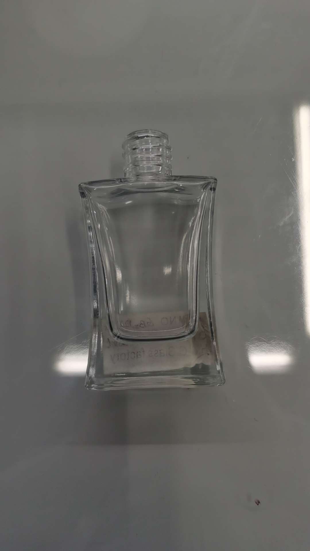 Houde Glass 30Ml 50Ml Crystal White Screw Transparent Glass Perfume Bottle