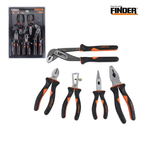 5PC王者柄大钳子组套(钢、尖、斜、剥、水泵）SP72590