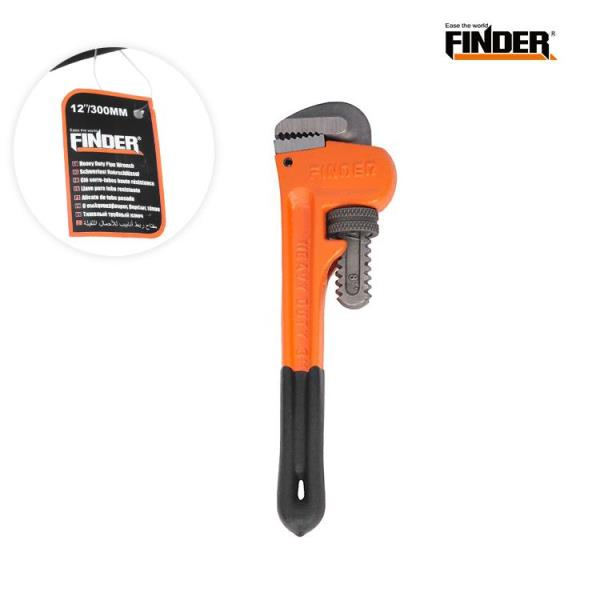 橘黑沾塑柄管钳"颜色":"如图","尺寸":"1200mm/48\""45#碳钢