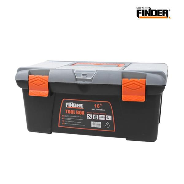 G516灰盖黑底塑料工具箱SP71863