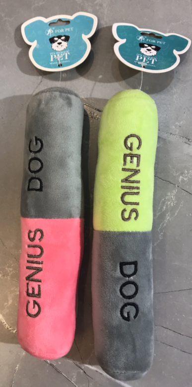 宠物毛绒玩具 双色棒毛绒发声玩具SP73310