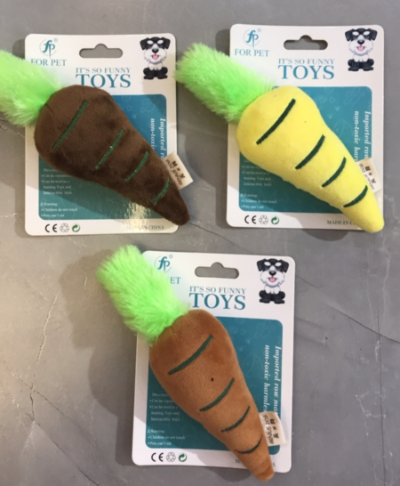 宠物毛绒玩具 毛绒发声胡萝卜SP73320