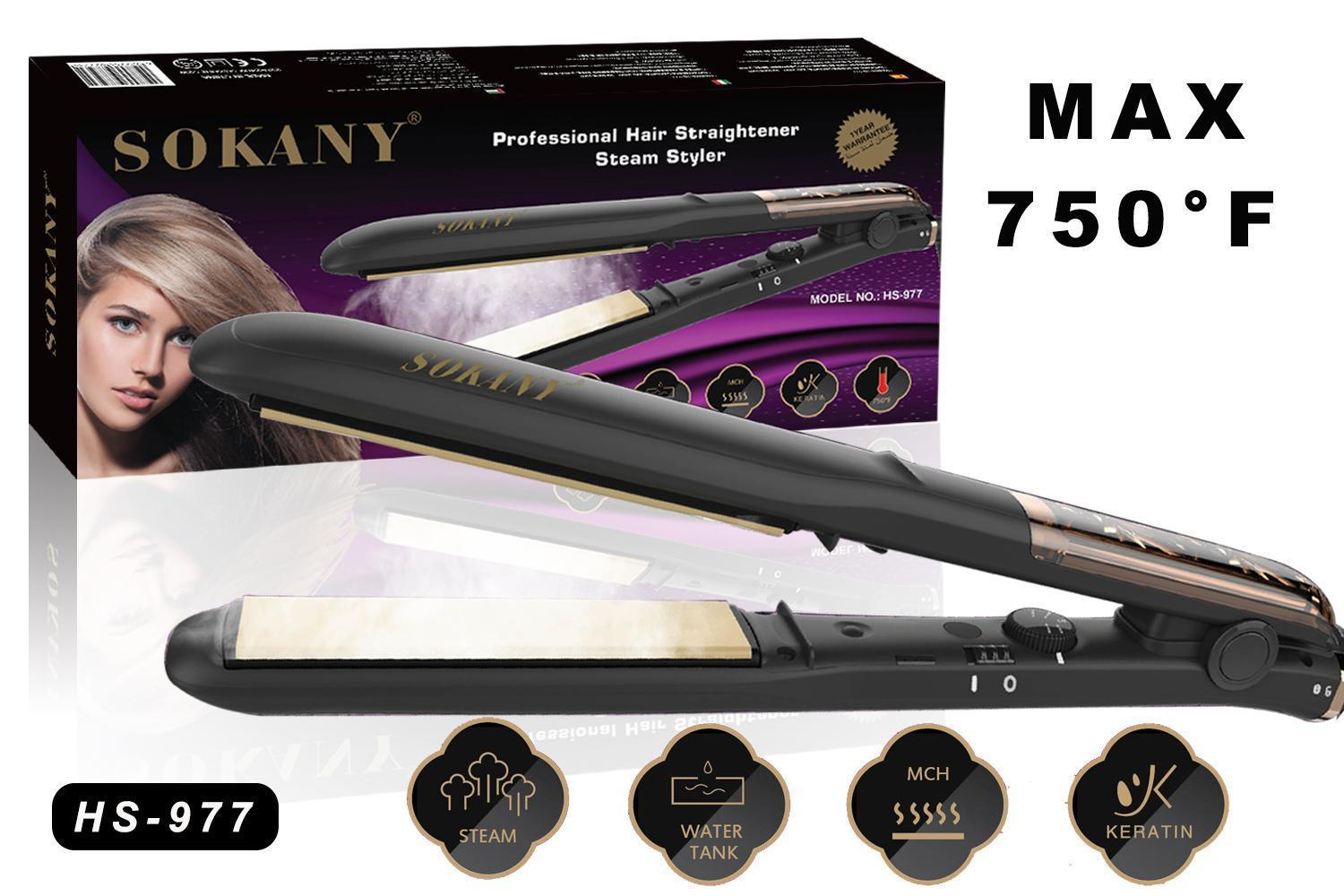 PROFESSIONAL HAIR STRAIGHTENER STEAM STYLERSP73626