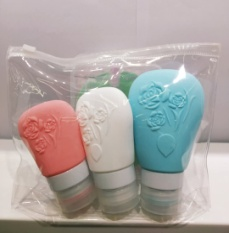 旅行分装瓶 印花
硅胶三件套
（大中小）SP74241