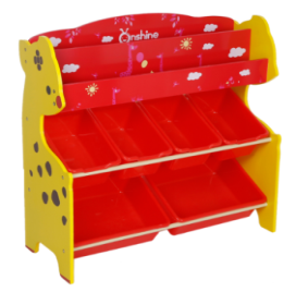 小号书架小鹿多功能收纳架黄色SP71556