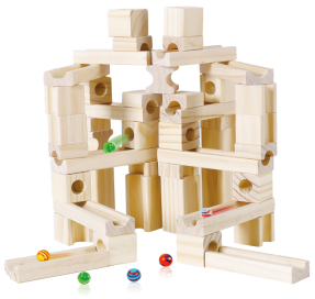 60粒原木色弹珠积木SP71585