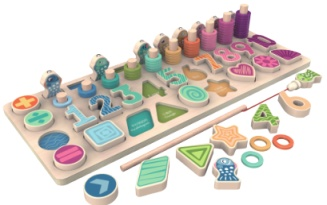 形状五合一对数板 SP71488玩具