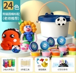 20克24色（标配）彩泥玩具熊猫款SP71499