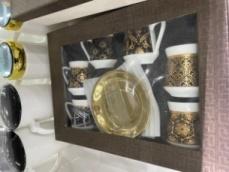 陶瓷器具镀金咖啡杯碟SP75183