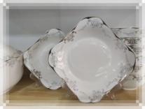 陶瓷器具厨房碗碟 7.5寸如意盘SP75190