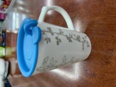 陶瓷器具家用杯具 塑料盖V杯SP75236