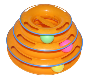 宠物玩具新喷漆三层游乐盘SP76597