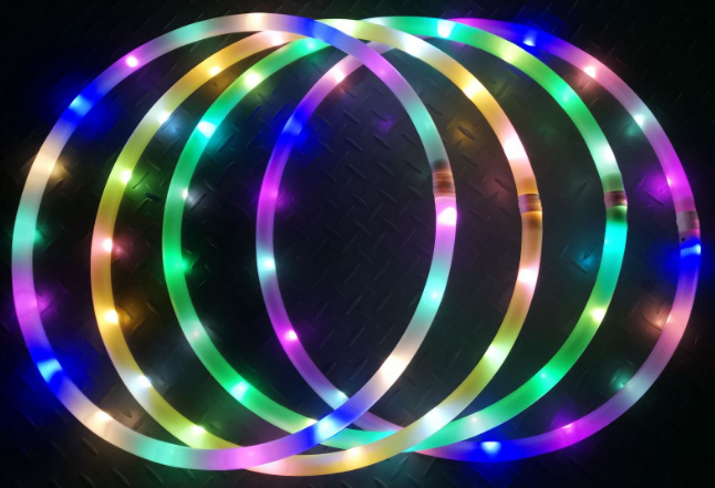 LED七彩发光呼啦圈(70cm)SP74527