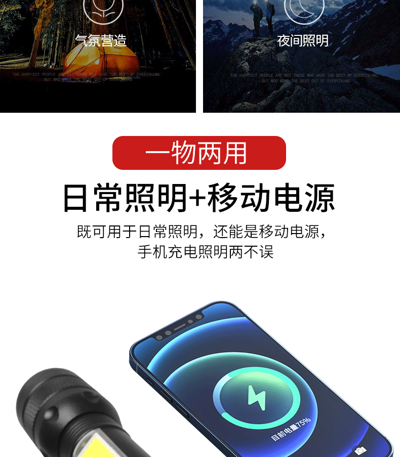 跨境强光手电筒P50详情8