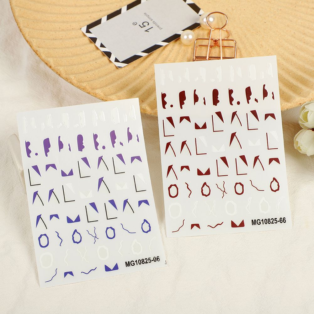 MG process ins nail stickers with adhesive backing have good adhesion, strong realism, very clear patterns, and a wide variety of styles. Factory direct sales of thin and tough new process adhesive stickers with many styles Specification image