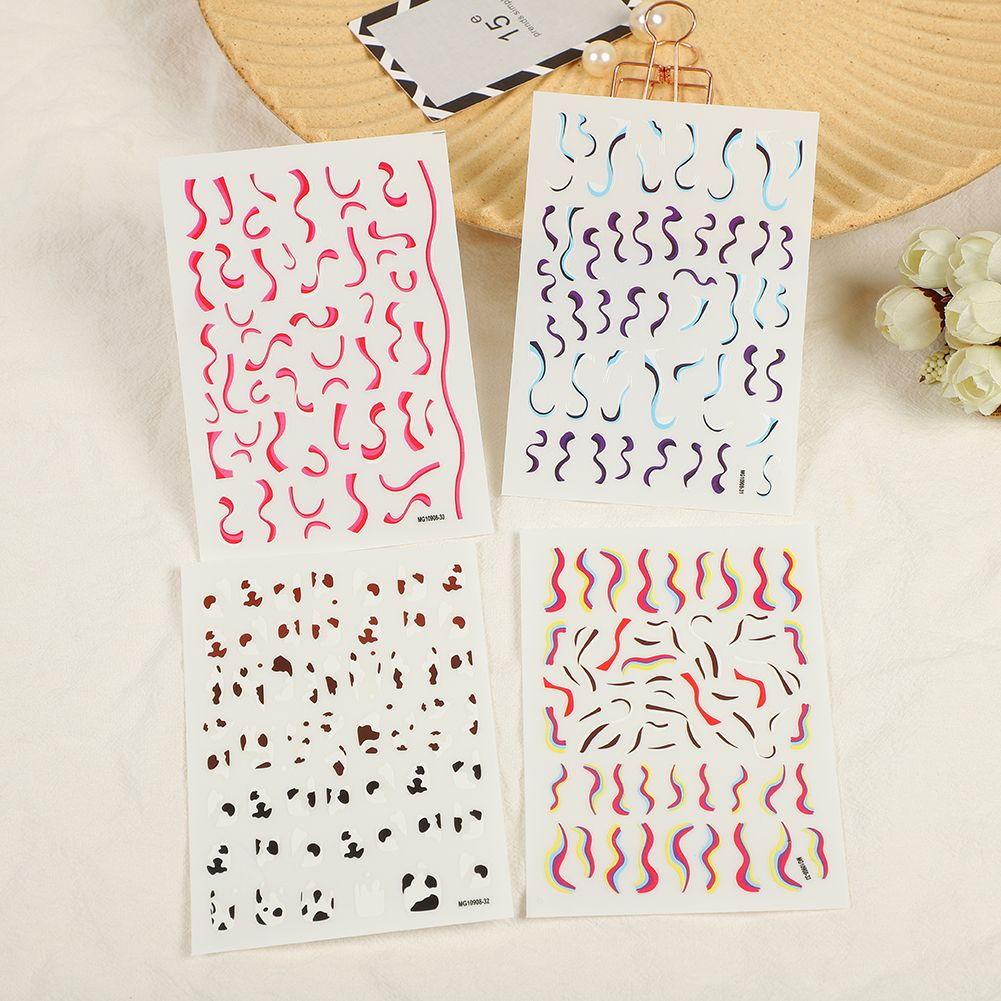 MG process ins nail stickers with adhesive backing have good adhesion, strong realism, very clear patterns, and a wide variety of styles. Factory direct sales of thin and tough new process adhesive stickers with many styles Application Scenario