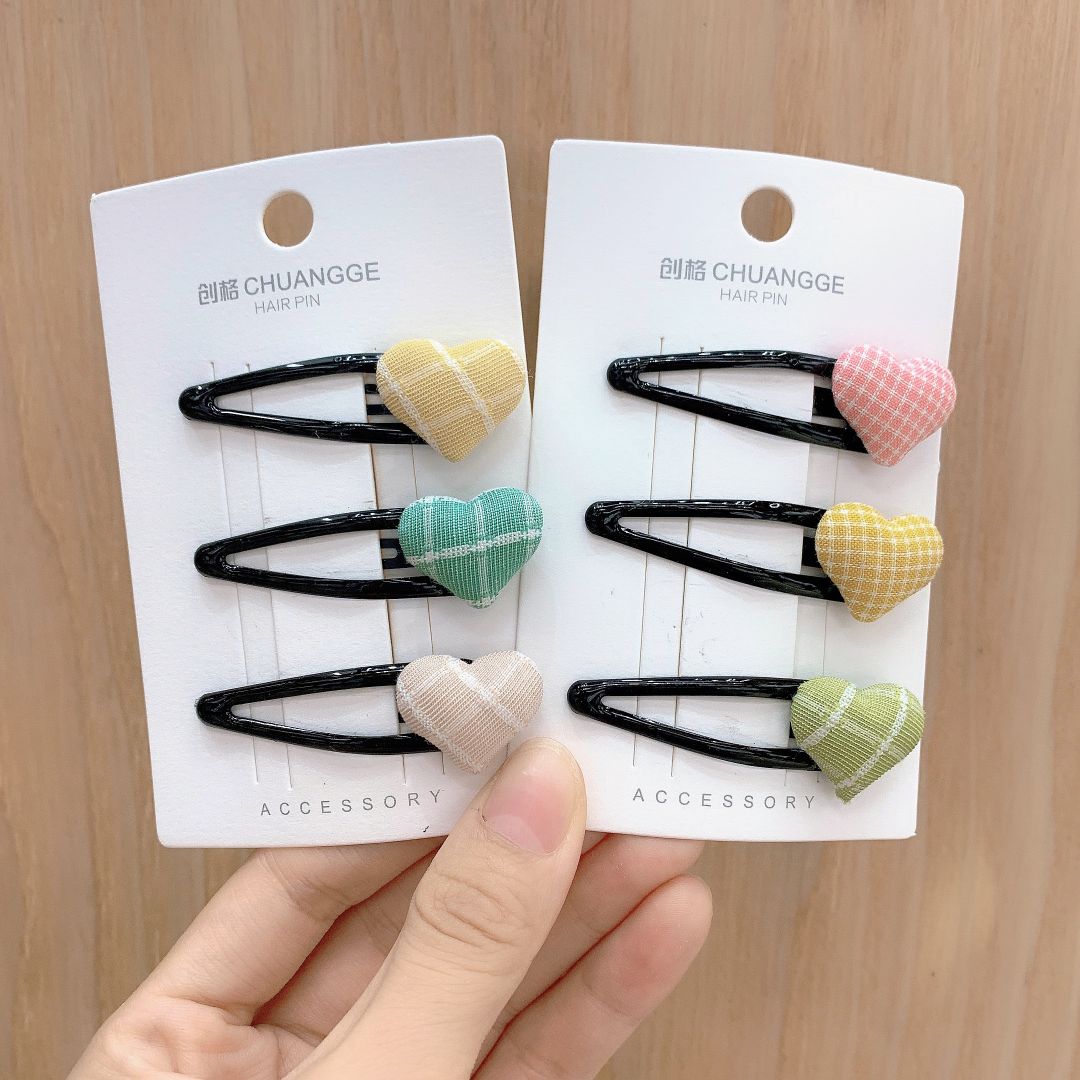 Popular accessories: hair clips, buttons, fabric BB clips, milk tea color series BB clips, matte texture, oil-drip BB clips