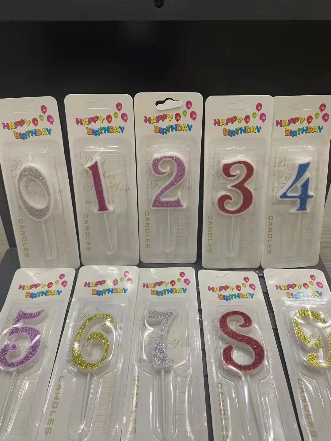 小生日数字蜡烛无烟摆字情人节求婚表白生日生日爱心蜡烛多色