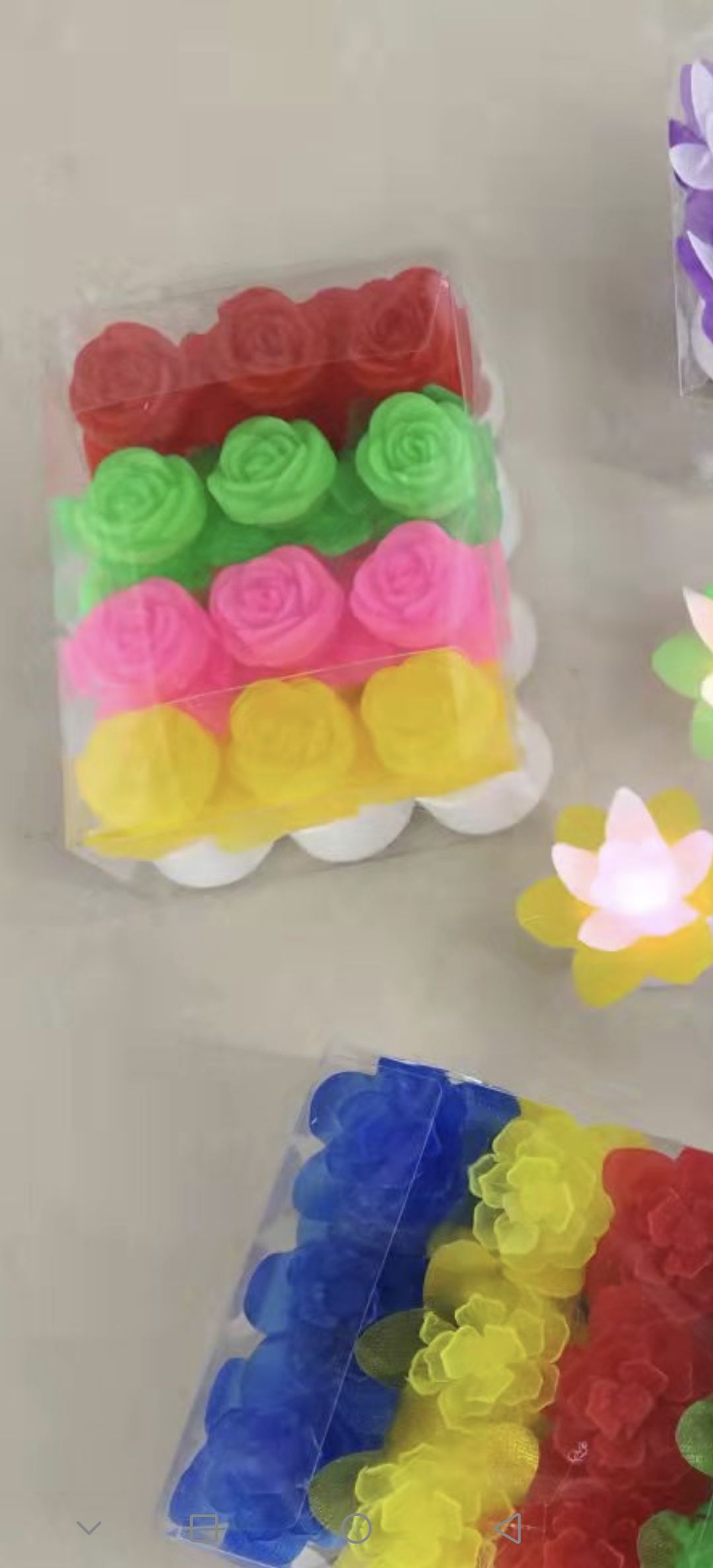 花蜡烛节日蜡烛无烟摆字情人节求婚表白生日生日爱心蜡烛多色可选