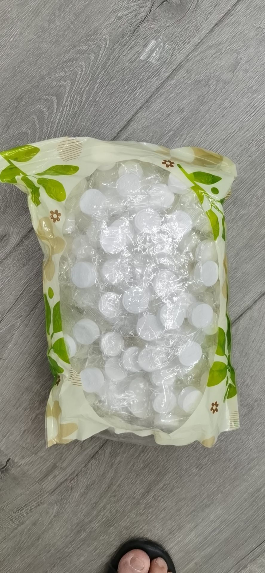 压缩糖果粒面膜细节图