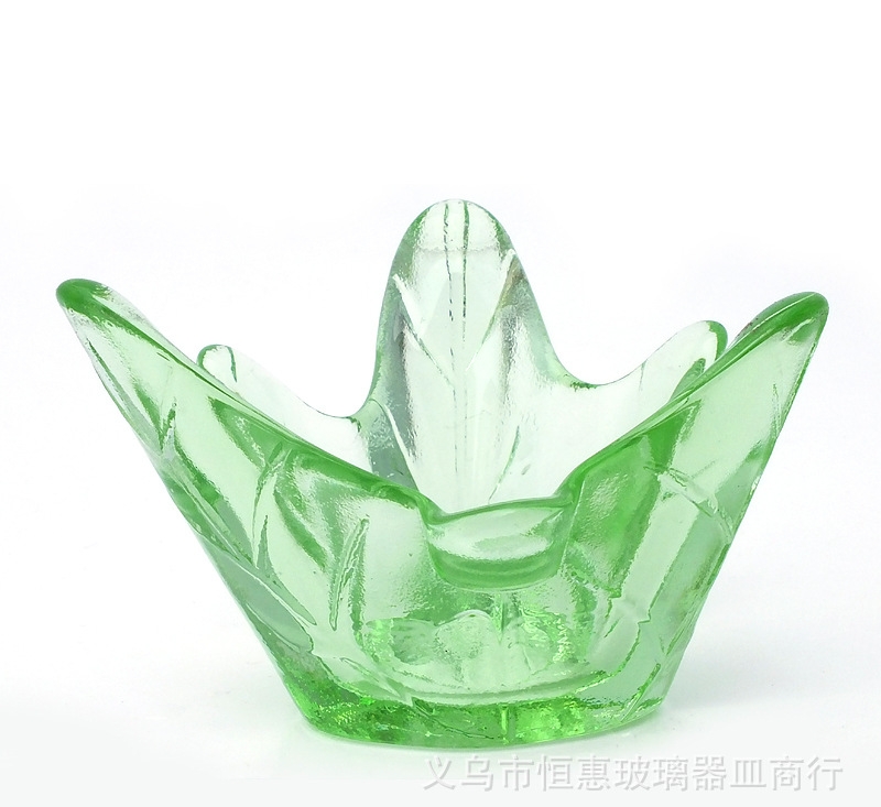 Factory wholesale of glass bowls, plates, dishes, snack plates, seasoning plates, chopstick racks, two-in-one hotel glass bowls, plates and dishes details Picture