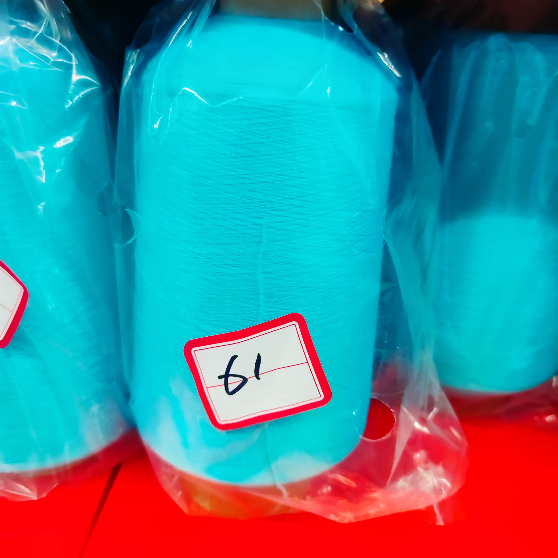 Nylon colored high-elasticity filament chemical fiber yarn, base yarn, 70D/2, 100/2 elastic thread, elastic filament 61