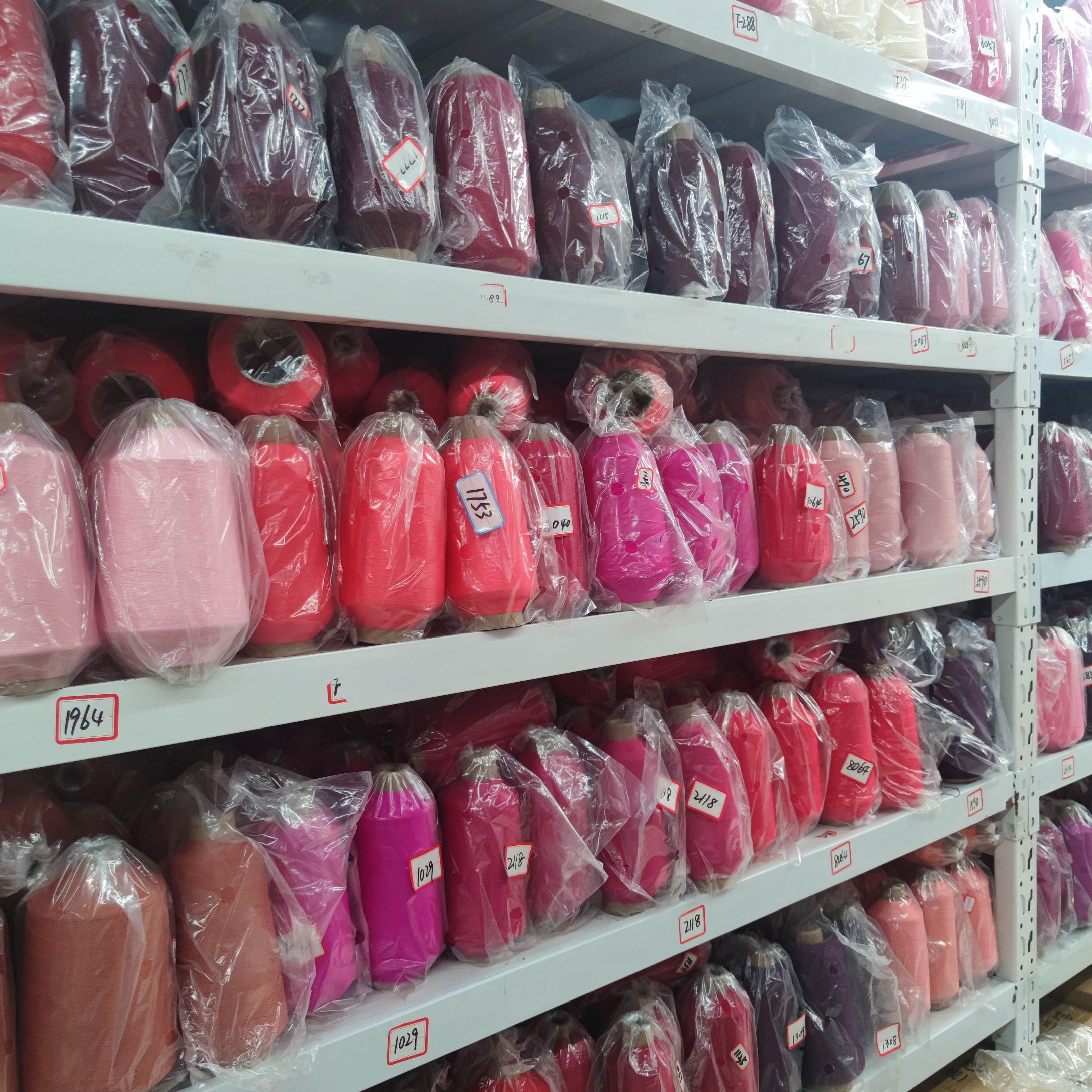 Nylon colored high-elastic filament chemical fiber yarn, base yarn, 70D/2, 100/2 elastic thread, elastic filament 8064 details Picture