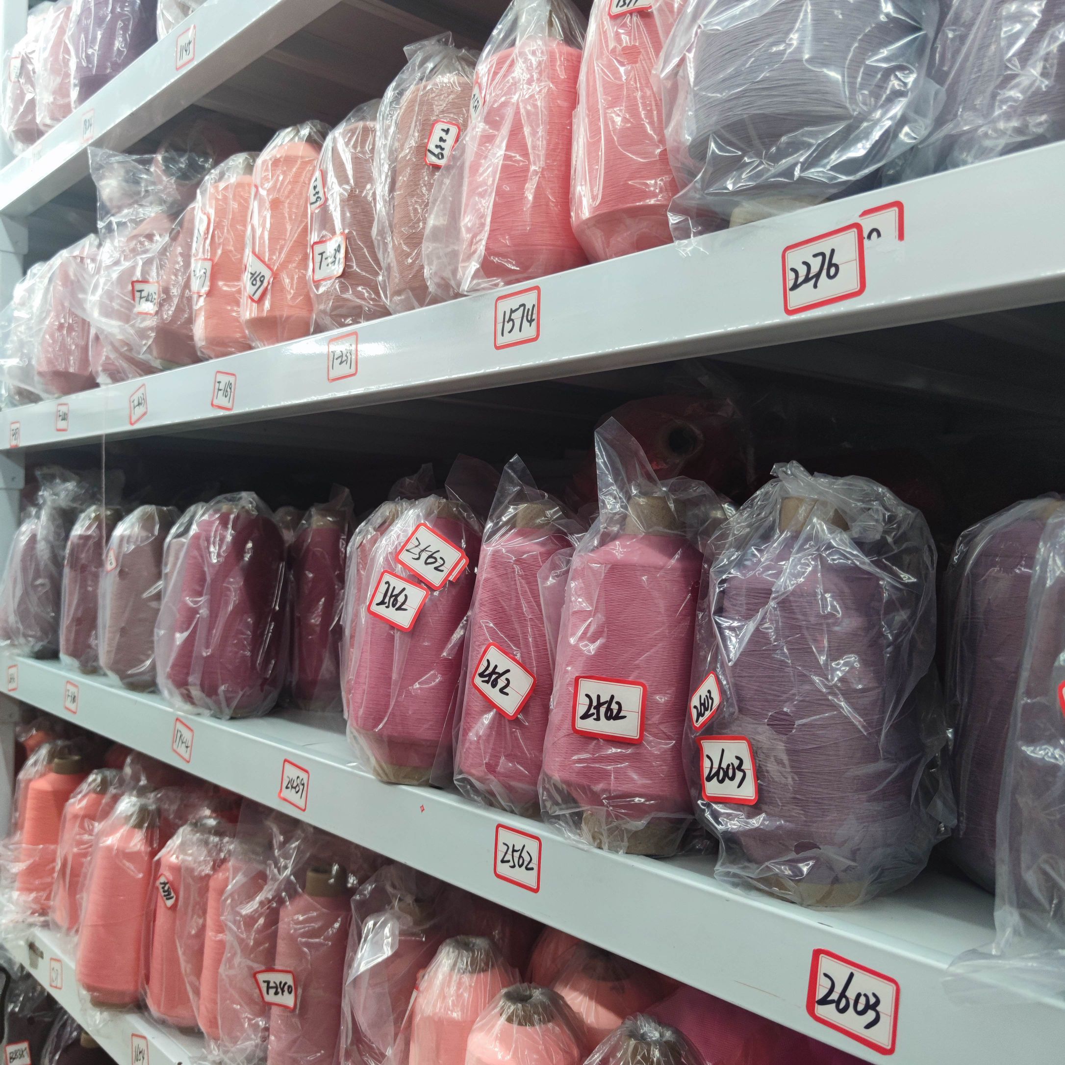 Nylon colored high-elasticity filament chemical fiber yarn, base yarn, 70D/2, 100/2 elastic thread, elastic filament 61 details Picture