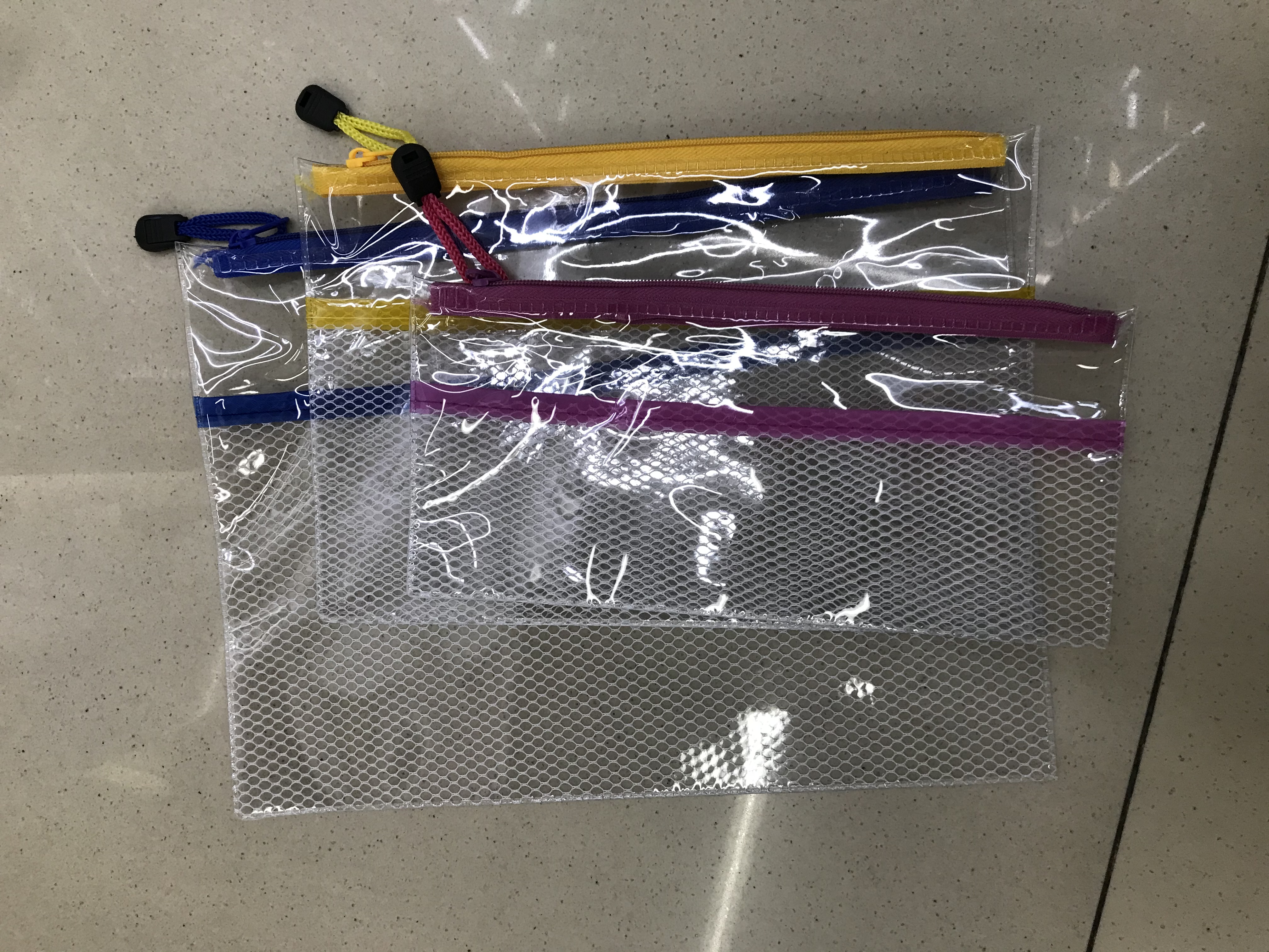 透明收纳袋，拉边袋产品图