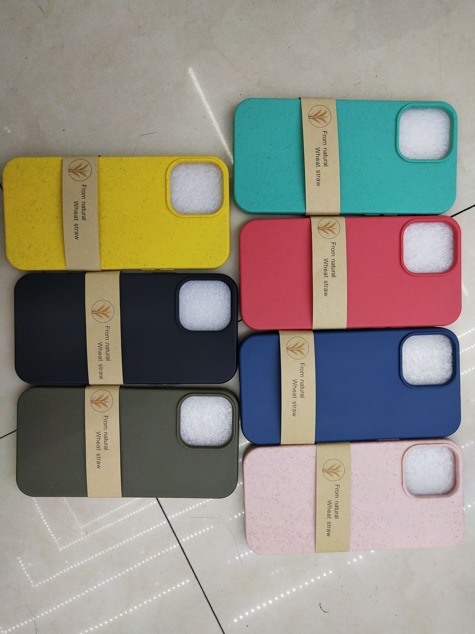 麦秸秆手机壳 天然 环保手机壳 苹果14包数据详情图3