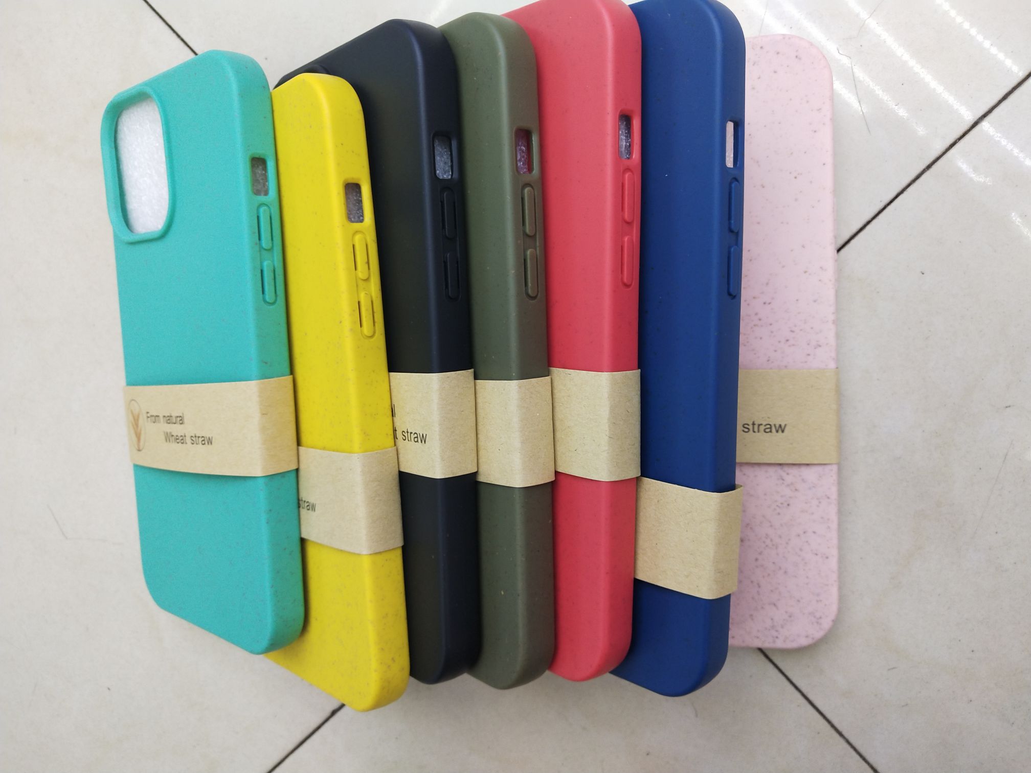 麦秸秆手机壳 天然 环保手机壳 苹果14包数据详情图6