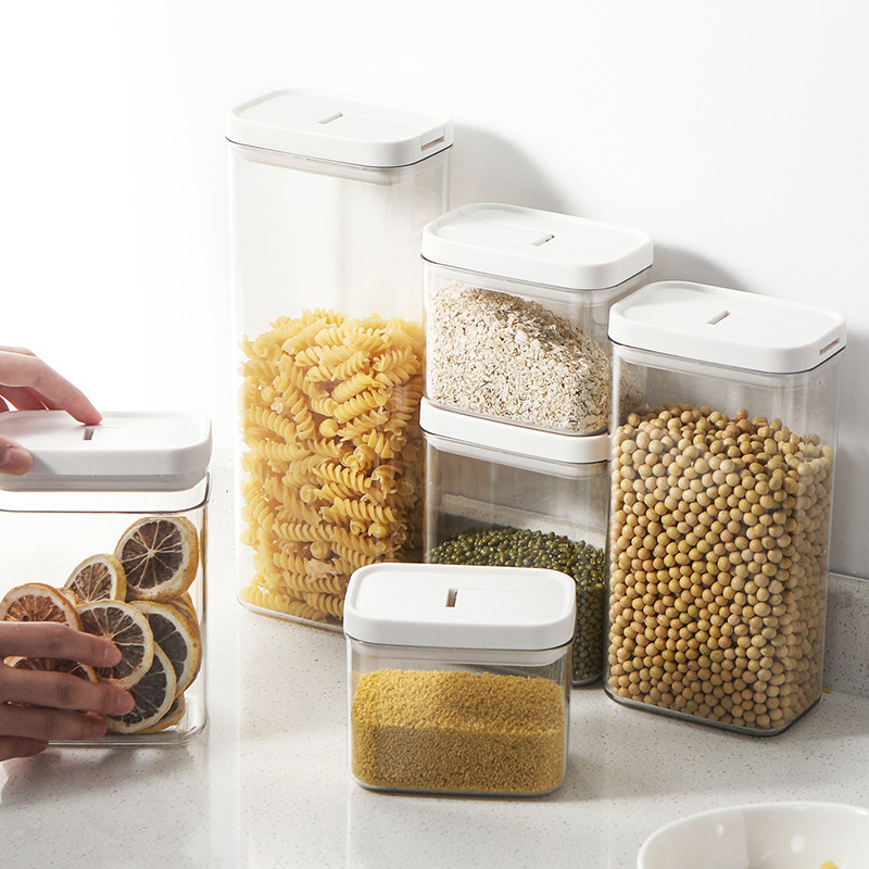 食品收纳盒厨房透明五谷杂粮密封储存罐详情图3