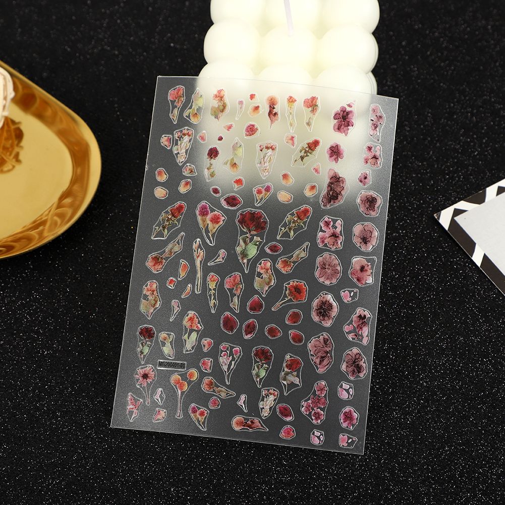 MG process ins nail stickers with adhesive backing have good adhesion, strong realism, very clear patterns, and a wide variety of styles. Factory direct sales of thin and tough new process adhesive stickers with many styles details Picture