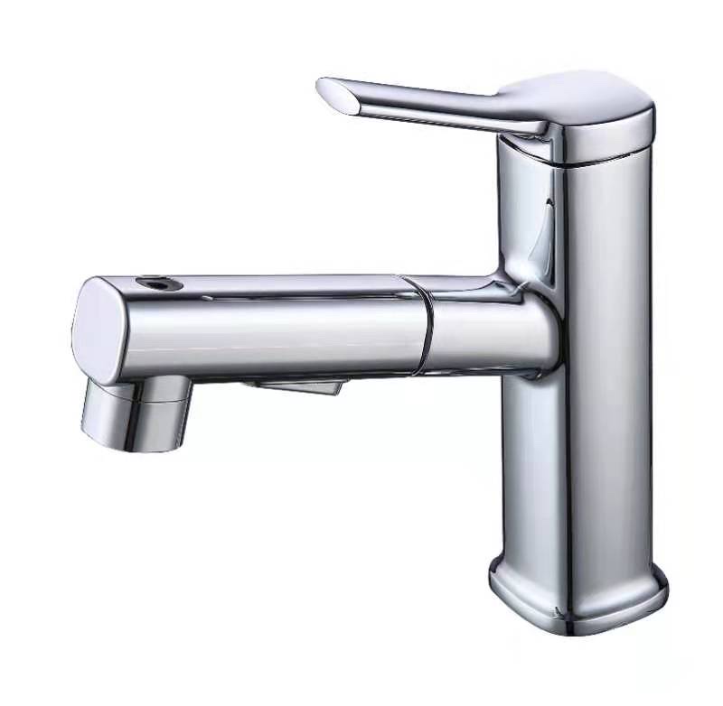 Pull the faucet out of the washbasin details Picture