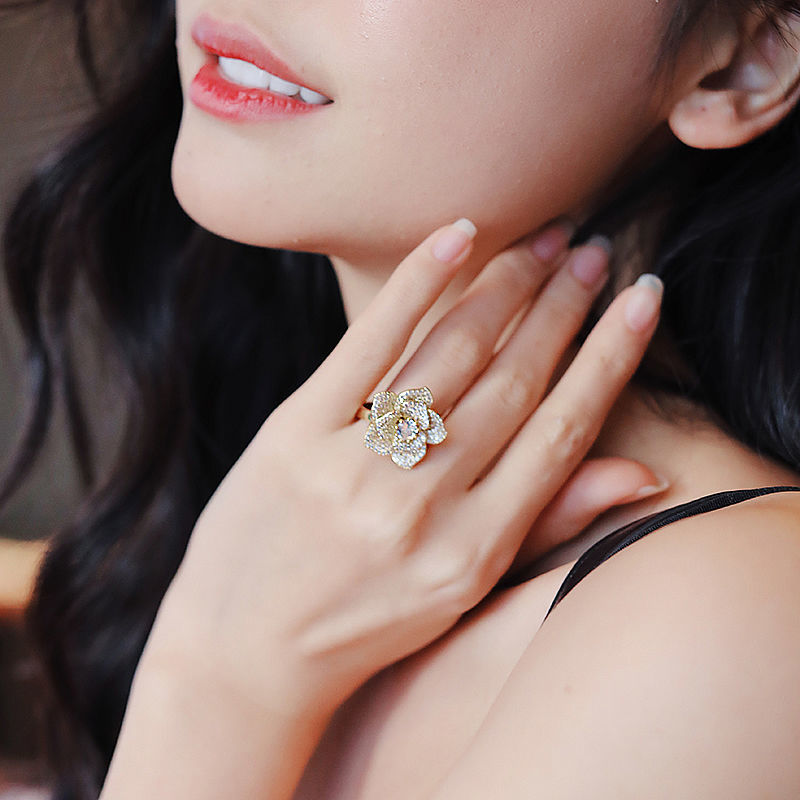 戒指/锆石/开口可调节产品图