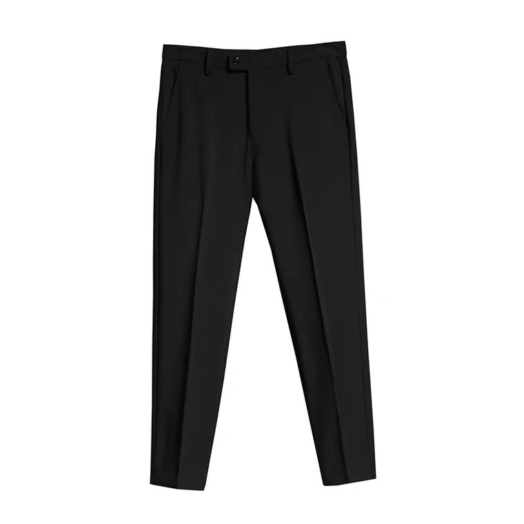 Spring/Summer 2021 men's skinny skinny 9-inch business casual Korean-style trendy casual straight-leg loose suit pants Specification image