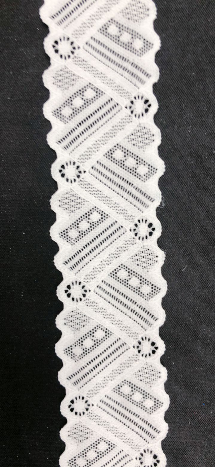 福建花边蕾丝面料针织面料白色花边